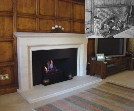 KF890 Bespoke Barnfield fireplace