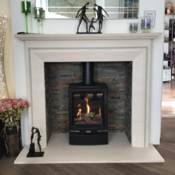 Malham Limestone Fireplace