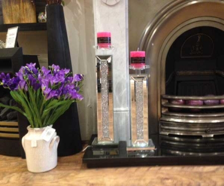Milano Crystal candle sticks