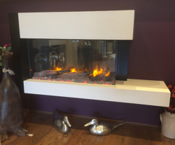 Gazco Trento suite with Skope 70W electric fire